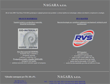 Tablet Screenshot of nagara.cz